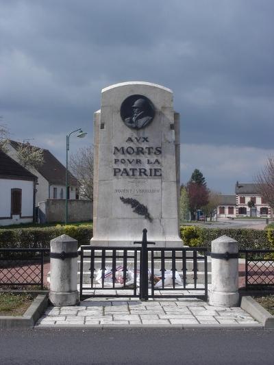 Oorlogsmonument Nogent-sur-Vernisson