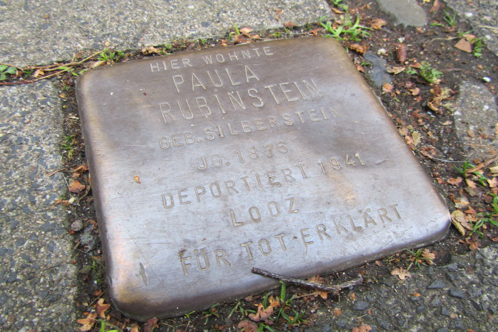 Stolpersteine Steinkopfstraße 62 #2