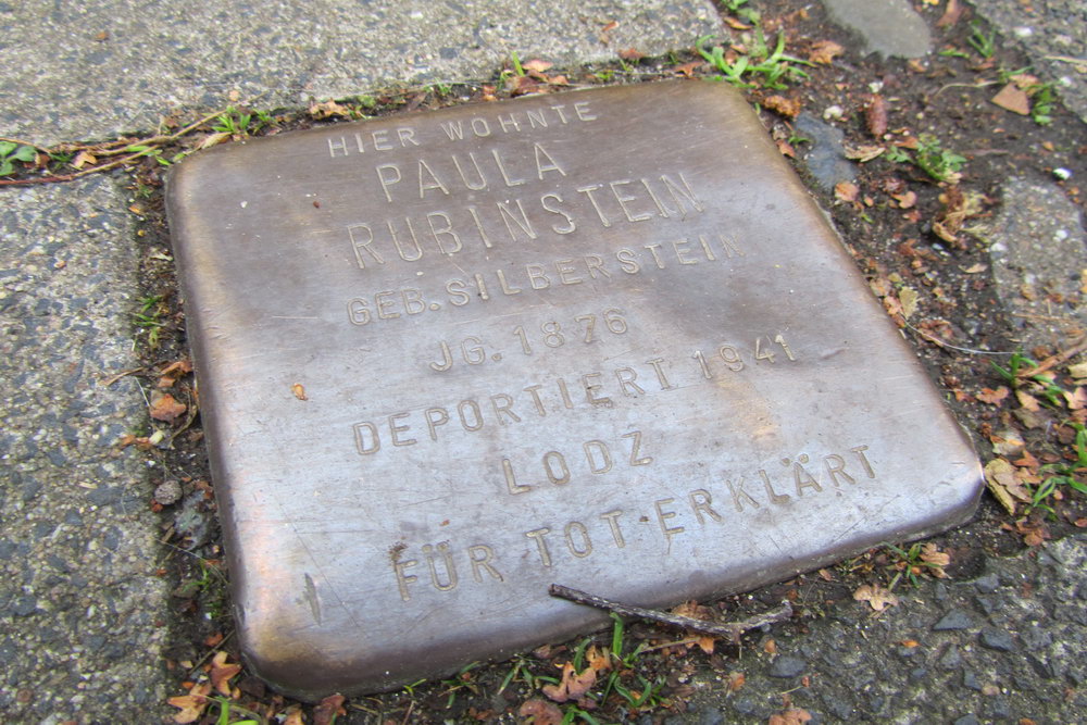 Stolpersteine Steinkopfstrae 62 #2