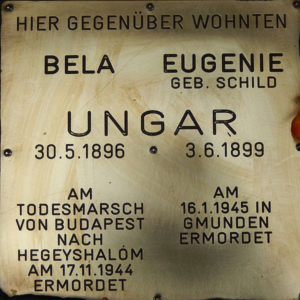 Gedenksteen Auer-Welsbach-Straße 45 #1