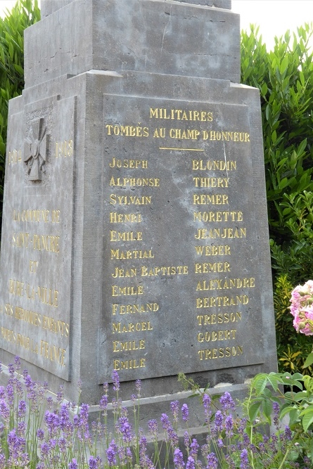 Monument Eerste Wereldoorlog Saint-Pancré #4
