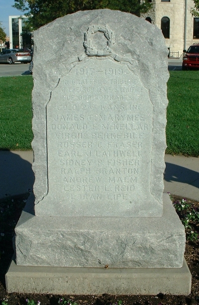 Oorlogsmonument McPherson County #1