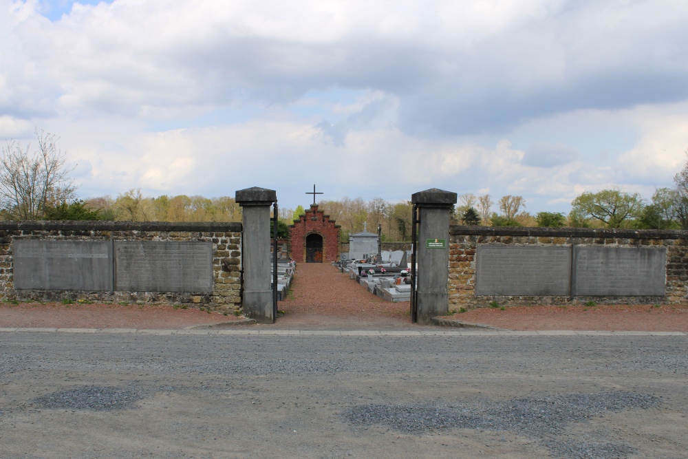 Commemorative Plates Cemetery Grandglise #1