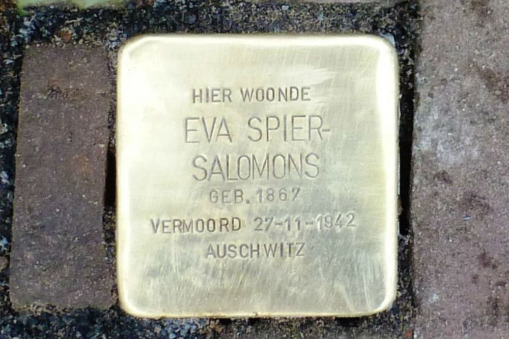 Stolperstein Brinkstraat 69 (nu Brinkstraat 61)