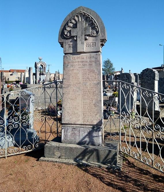 Oorlogsmonument Montagny