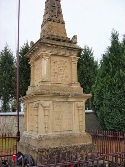 Oorlogsmonument Ham-sous-Varsberg