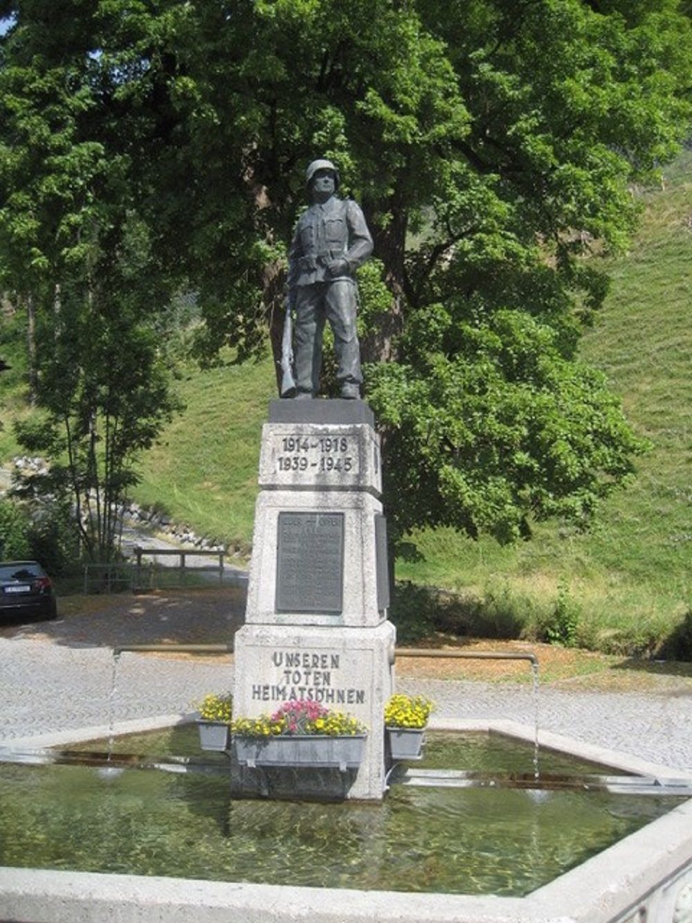 Monument To The Dead And Missing From WWI And WWII Schoppernau #4