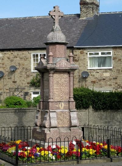 Oorlogsmonument Langley Park