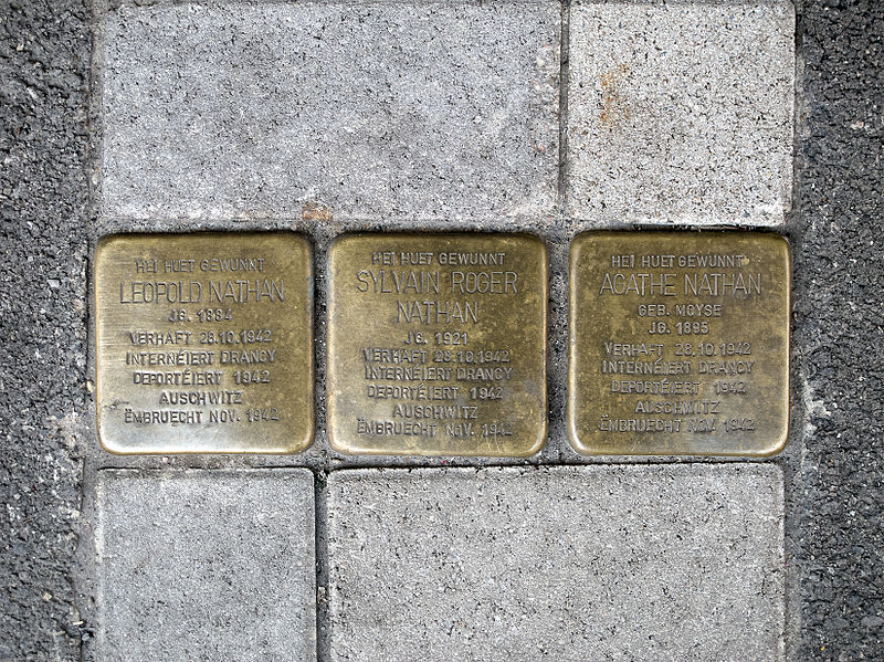 Stolpersteine 8 Rue de la Libration #1