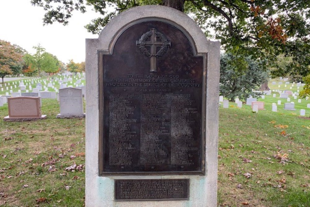 Memorials Chaplains Hill Cemetery Arlington #3