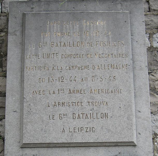 Monument 6e Bataillon Fusiliers #1