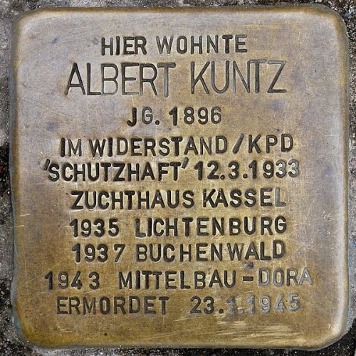 Stolperstein Afrikanische Strae 140 #1