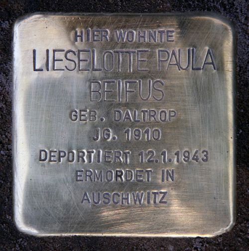 Stolpersteine Nassauische Straße 58 #2