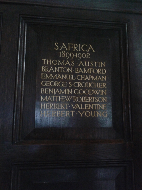 War Memorial St Etheldreda’s Church Hatfield #2