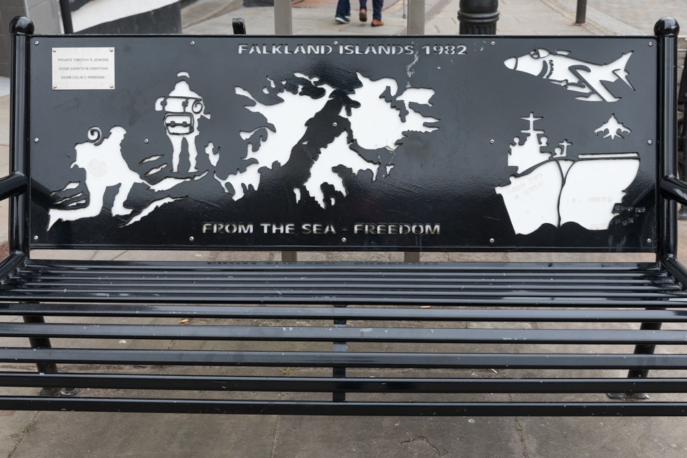 Commemorative Bench Falklands War #2