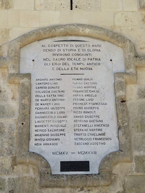 Gedenkteken voor Gesneuvelde Burgers Otranto #2