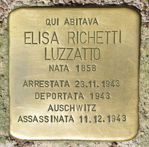 Stolpersteine Via Giuseppe Garibaldi 5 #3