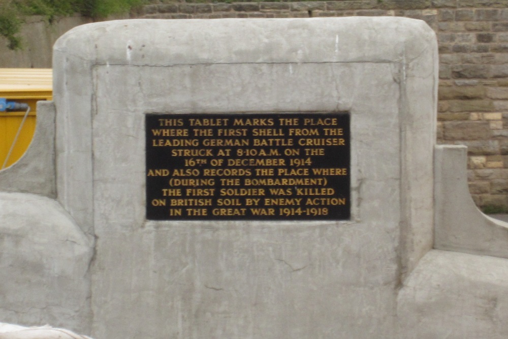 Plaque Bombardment Hartlepool #1