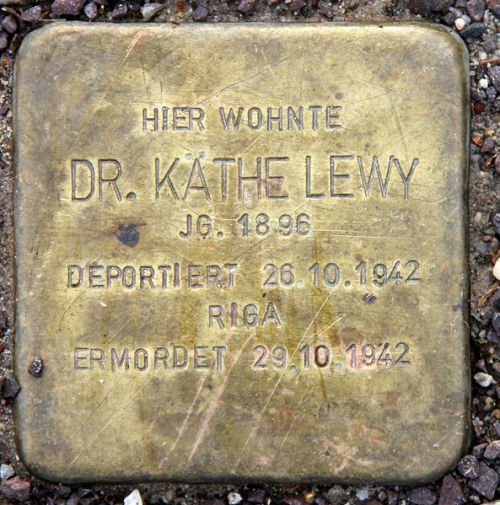 Stolpersteine Hanseatenweg 10 #2