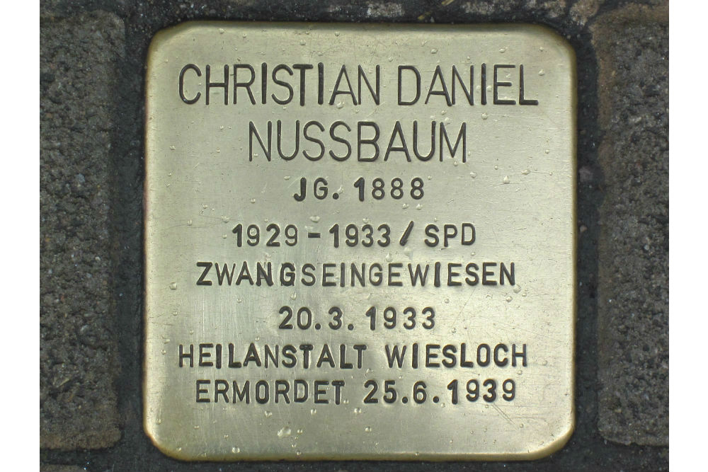 Stolperstein Landsknechtstrae 9