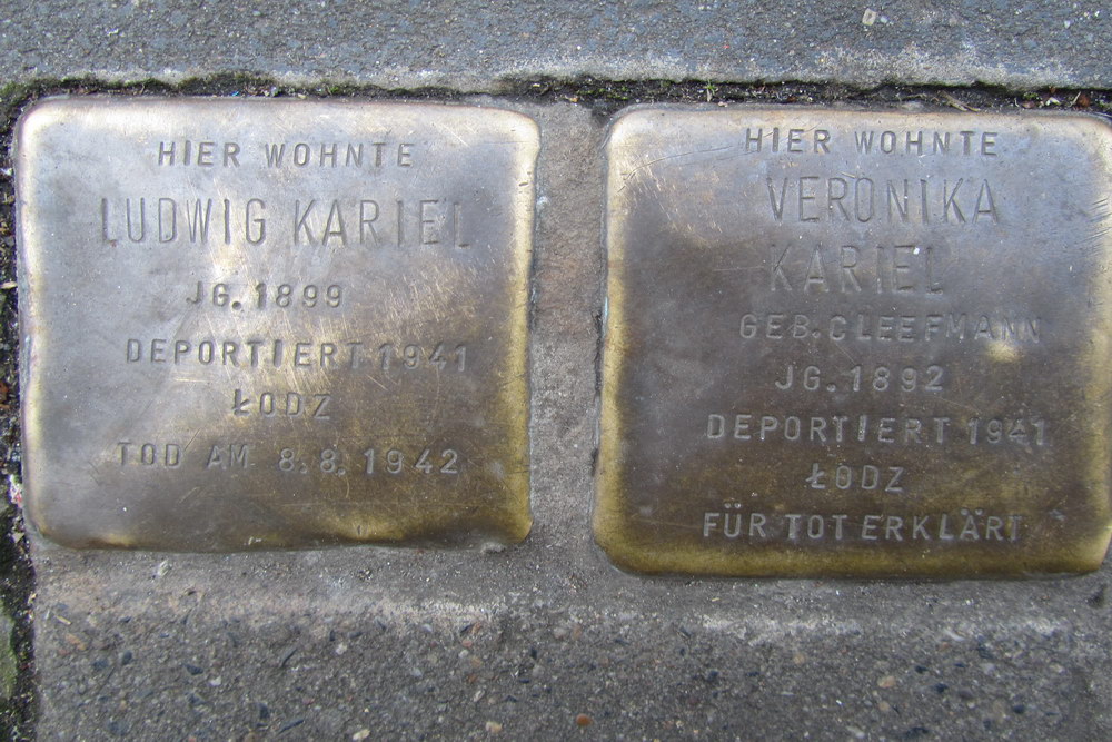 Stolpersteine Pantaleonswall 81 #1