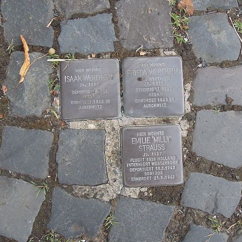 Stolpersteine Gartenstrae 1 #1