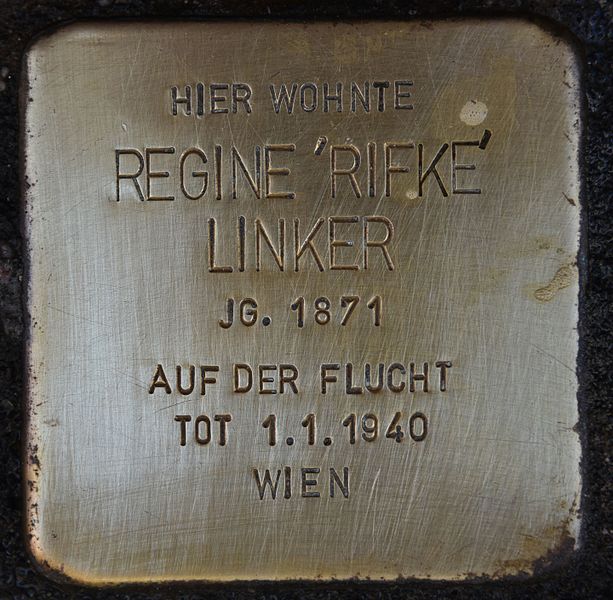 Stolpersteine Bckergasse 10 #1