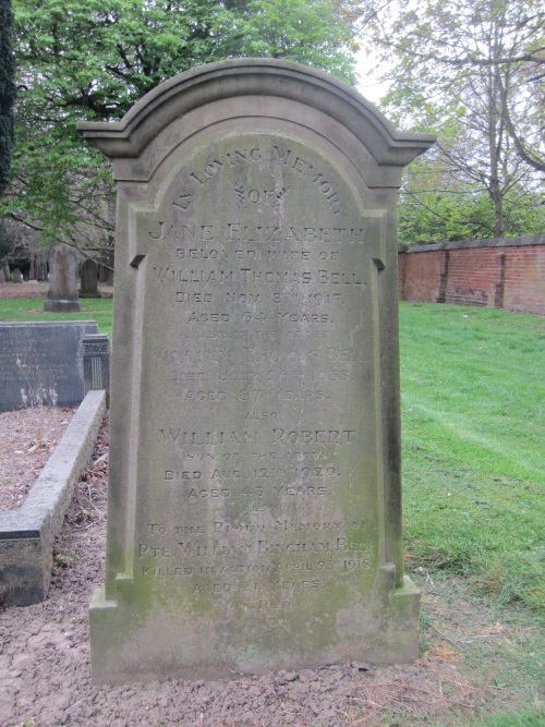 Herdenkingsteksten Thornaby Cemetery #3