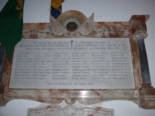 War Memorial St. Peter Church Henfield