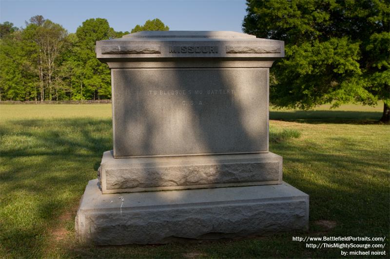 Monument Missouri Bledsoe’s Artillery Battery (CSA) #1
