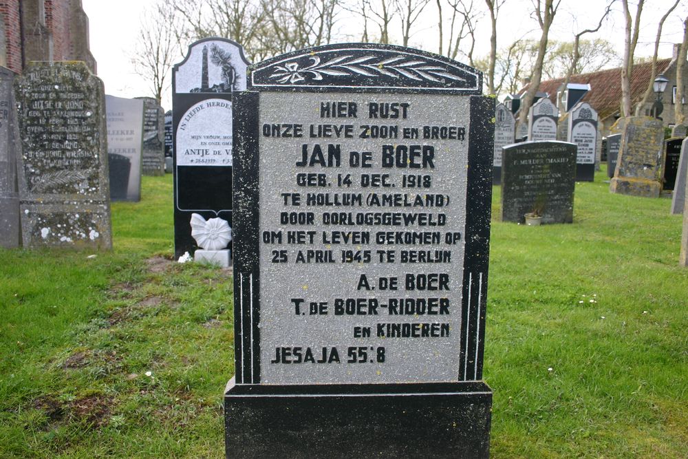 Dutch War Grave Municipal Cemetery #1