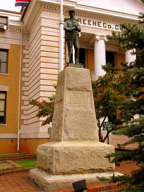 Monument Amerikaanse Burgeroorlog Greene County