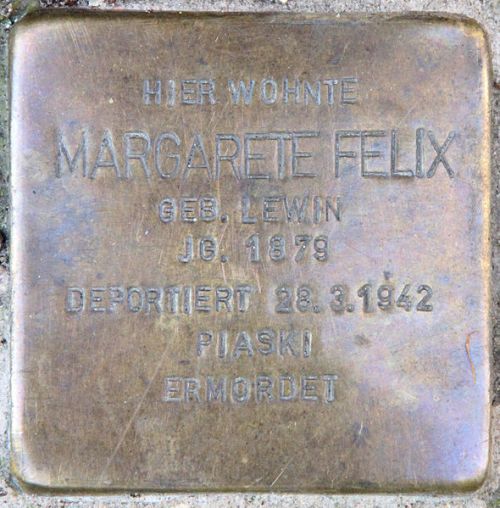 Stolpersteine Leonhardtstraße 19 #2