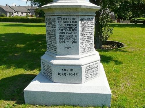 War Memorial Gretna Green #2