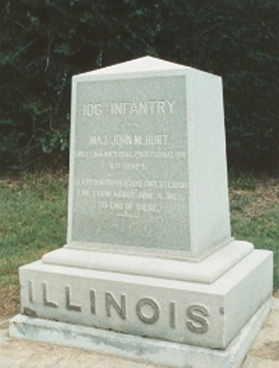 106th Illinois Infantry (Union) Monument #1