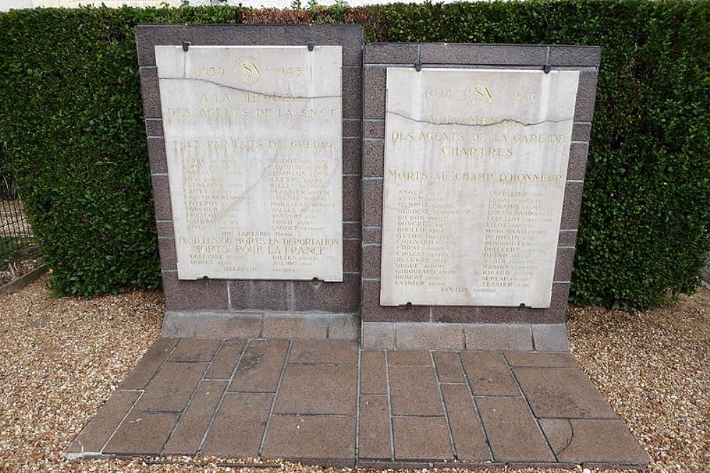 Memorial Killed Railway Employees Chartres #1