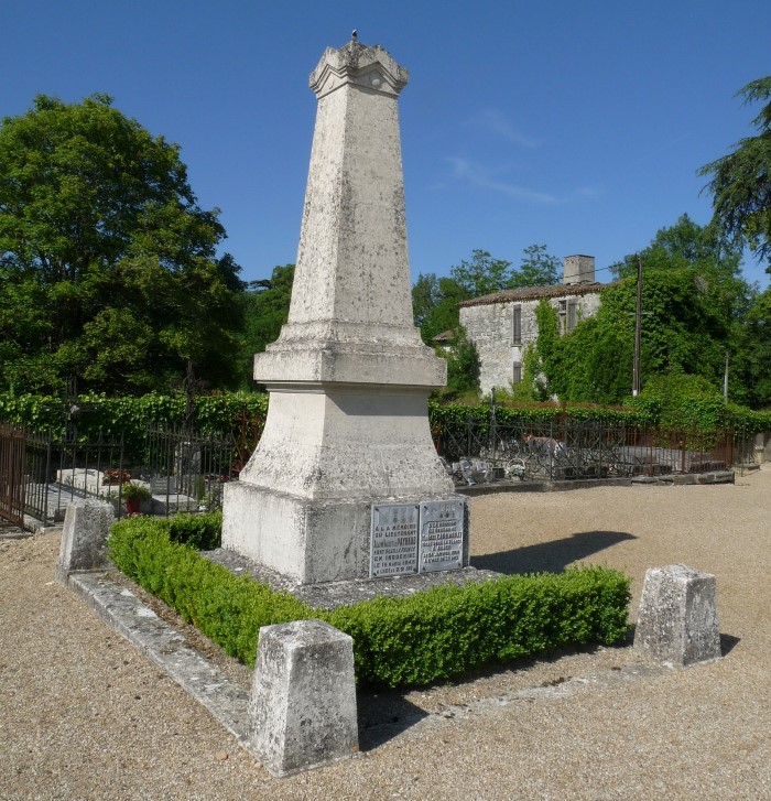 Oorlogsmonument Bonzac #1