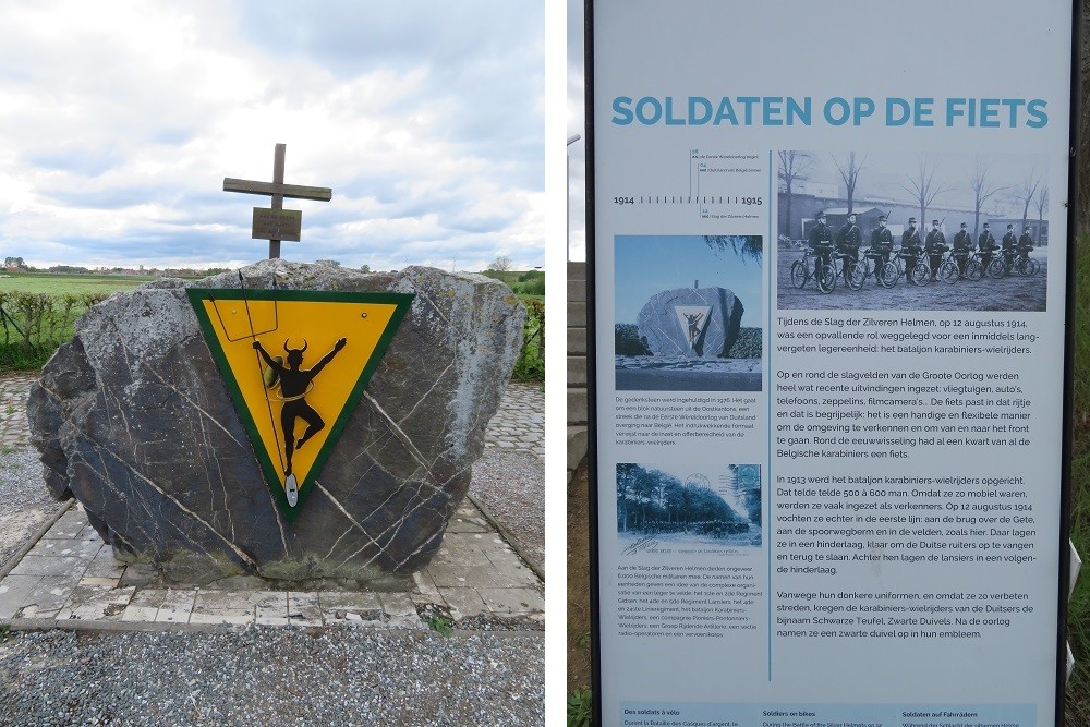 Monument Regiment Karabiniers-Cyclisten (Zwarte Duivels) Halen #5