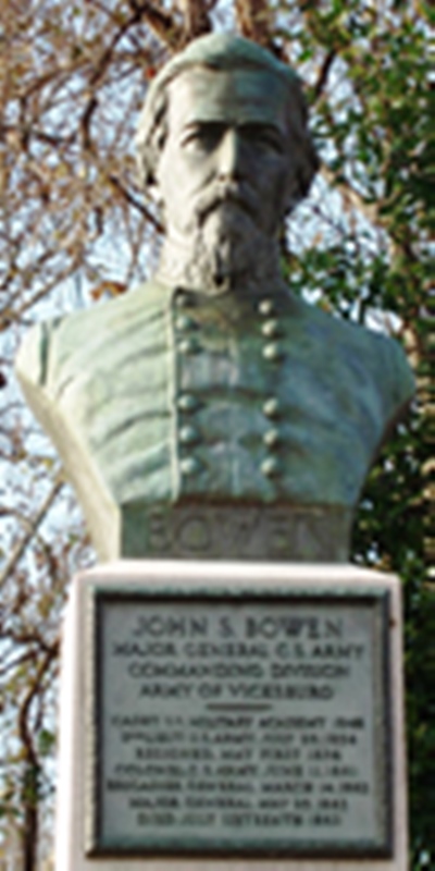 Bust of Major General John S. Bowen (Confederates)