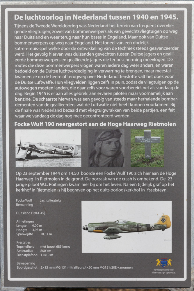 Crashlocatie Focke-Wulf Fw 190 #3