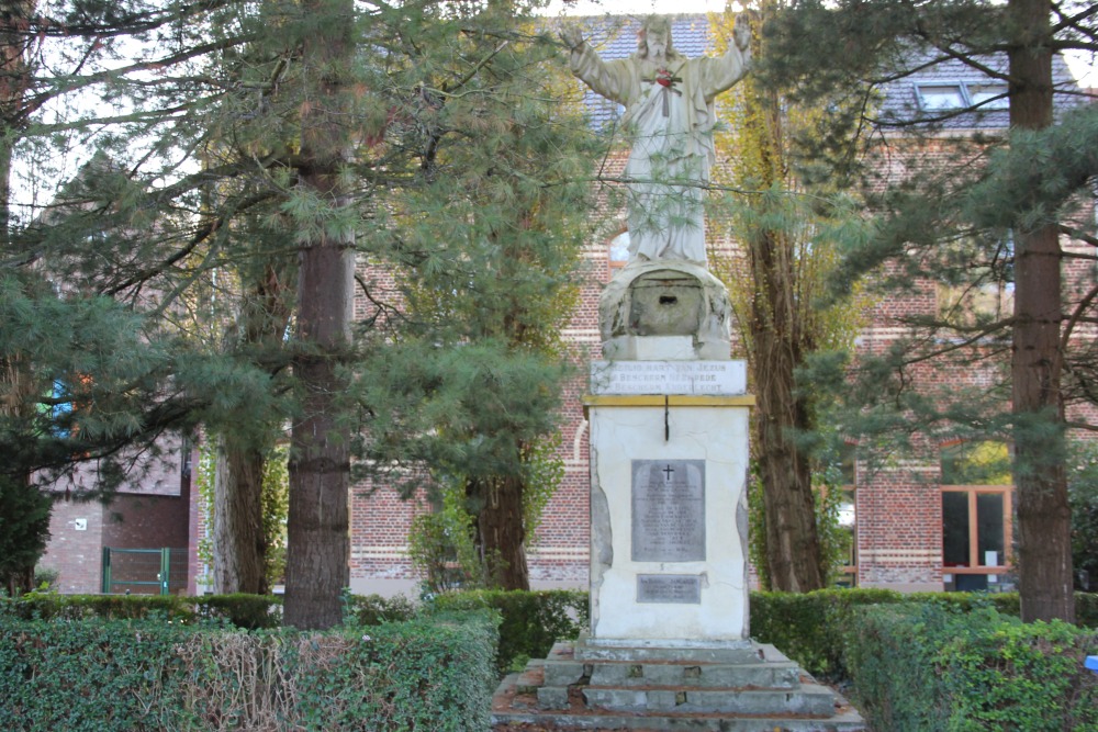 War Memorial - Holy Heart Statue Neerpede