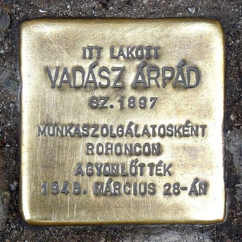 Stolperstein Holln Ernő utca 21/b