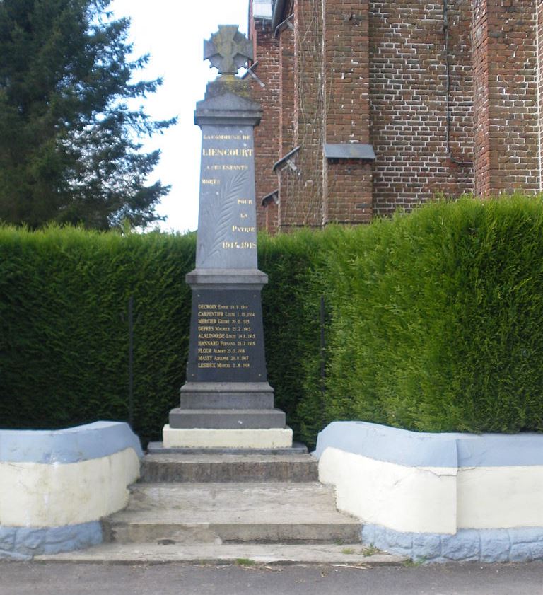 Monument Eerste Wereldoorlog Liencourt #1