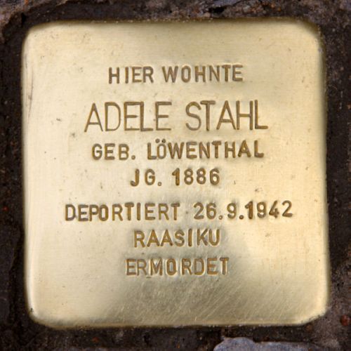 Stolpersteine Jenaer Straße 19 #3