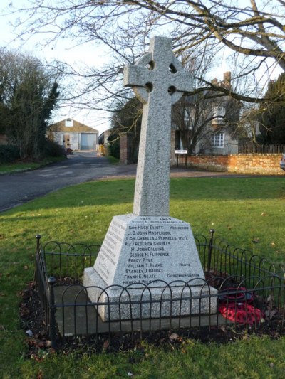 War Memorial Collingbourne Ducis