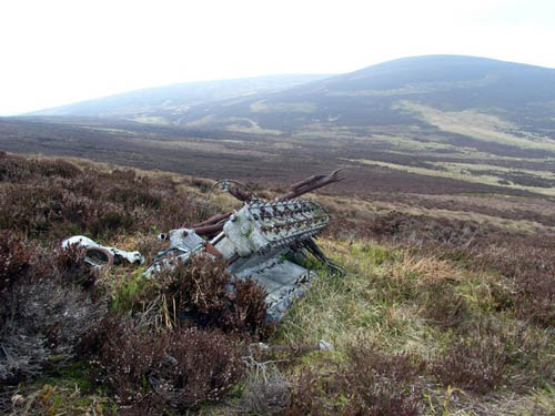 Crash Site 7 Wreck Miles Magister Trainer Aircraft Cairn of Finglenney #1