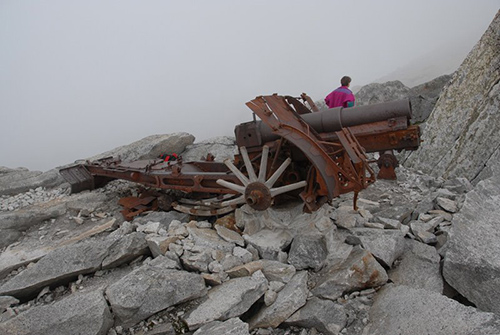 Restanten 10 cm Gebirgshaubitze M 8