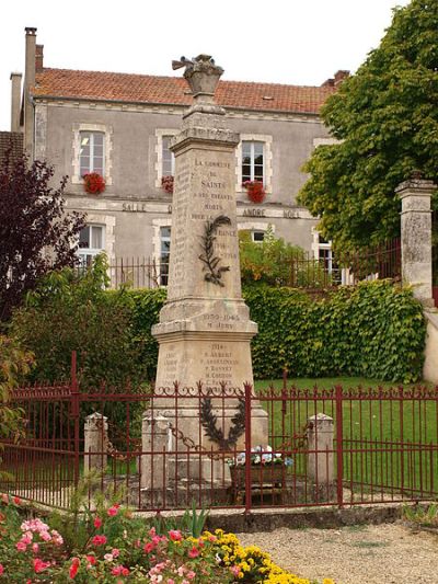 Oorlogsmonument Saints-en-Puisaye