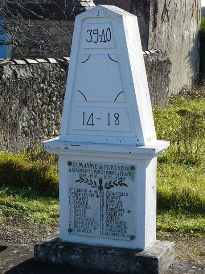 Oorlogsmonument Saint-Maime-de-Péreyrol #1