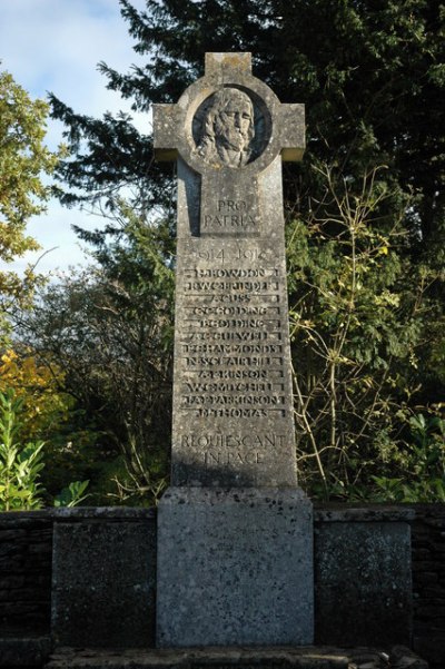 Oorlogsmonument Kingscote #1